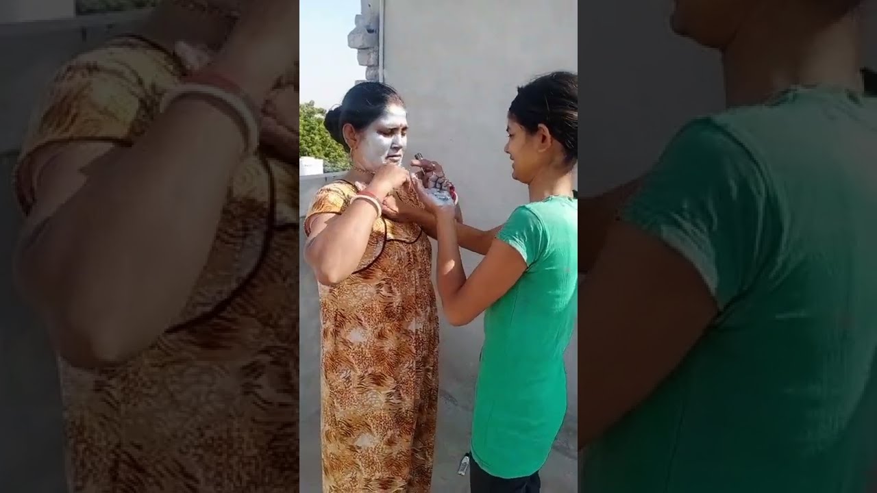 Holi Silver Video !! Roma ne Aunty ko Jabardast Color Lagaya