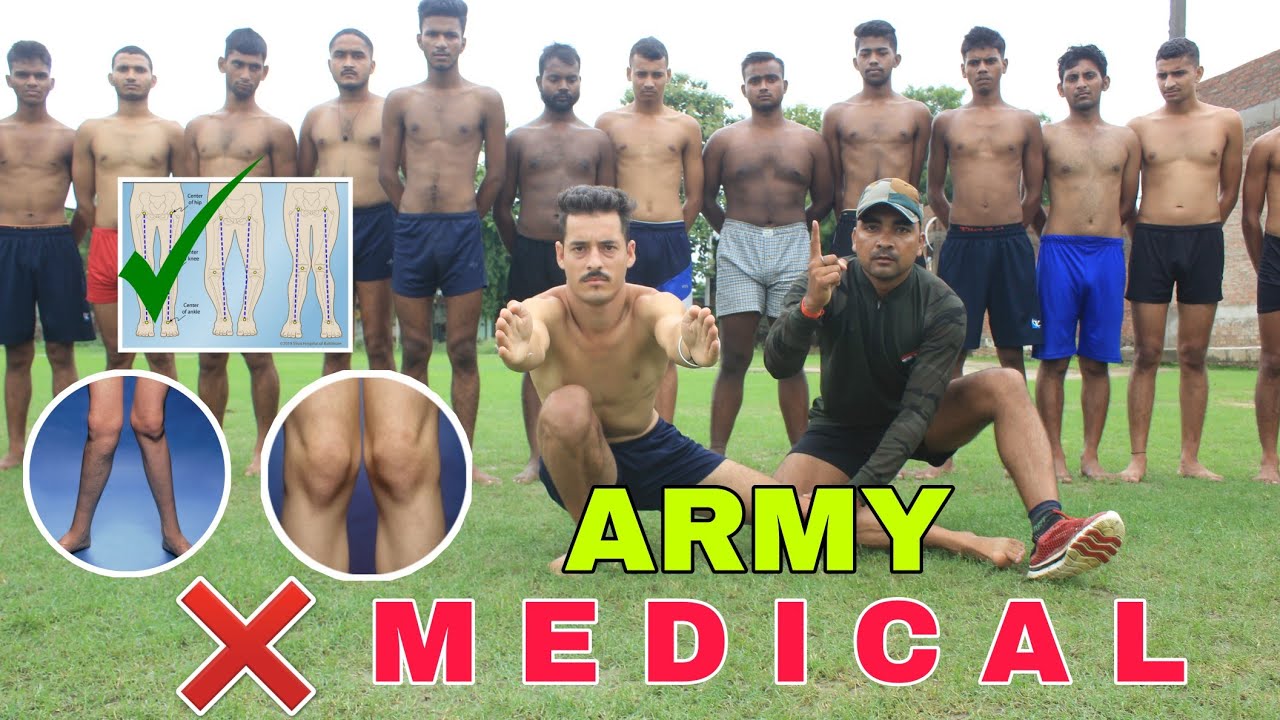 Indian Army Medical Test in Hindi 2021 Full Video | Knock Knee Medical Army Rally Bharti - JD Sir
