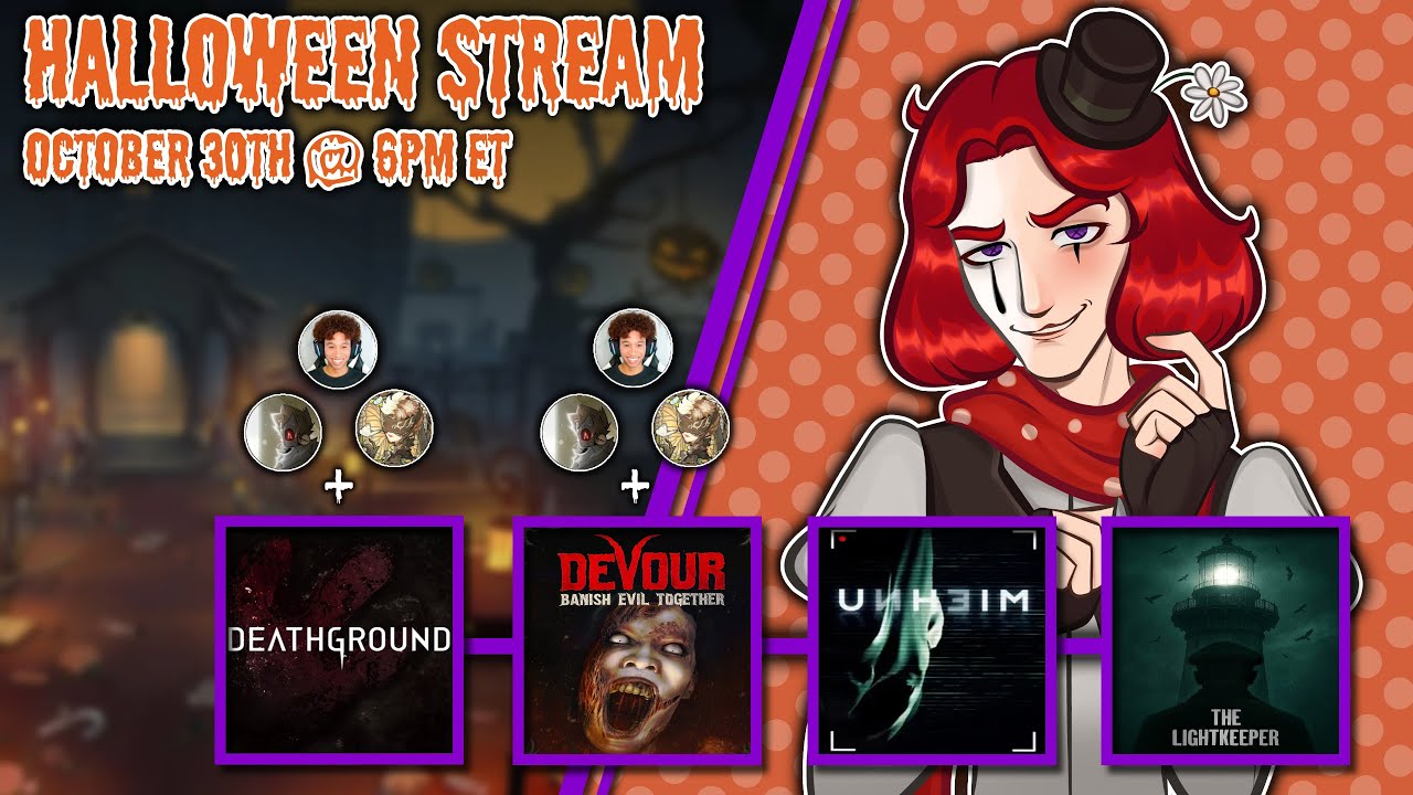 HALLOWEEN STREAM 2025 | PLAYING HORROR GAMES W/ @ZeezVovGeeV , @rickythehuman , & @OzzyIDV
