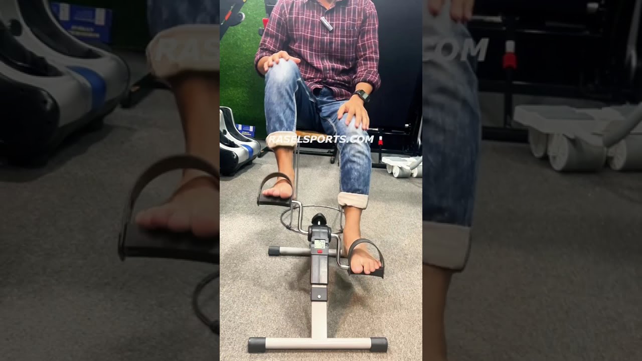 Mini Exercise Cycle/Portable Folding Arm And Leg Pedal Exerciser