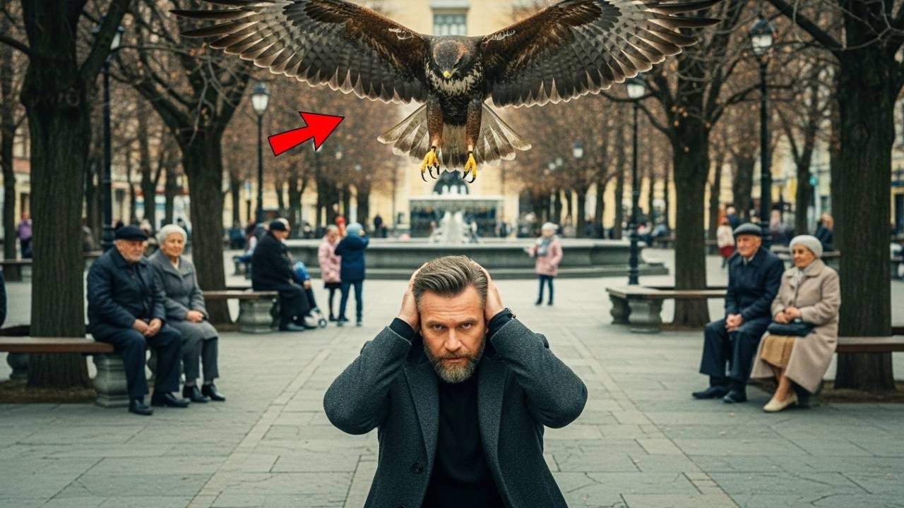 Каждый день на площади ястреб нападал на одного и того же человека. Пока не выяснили причину.