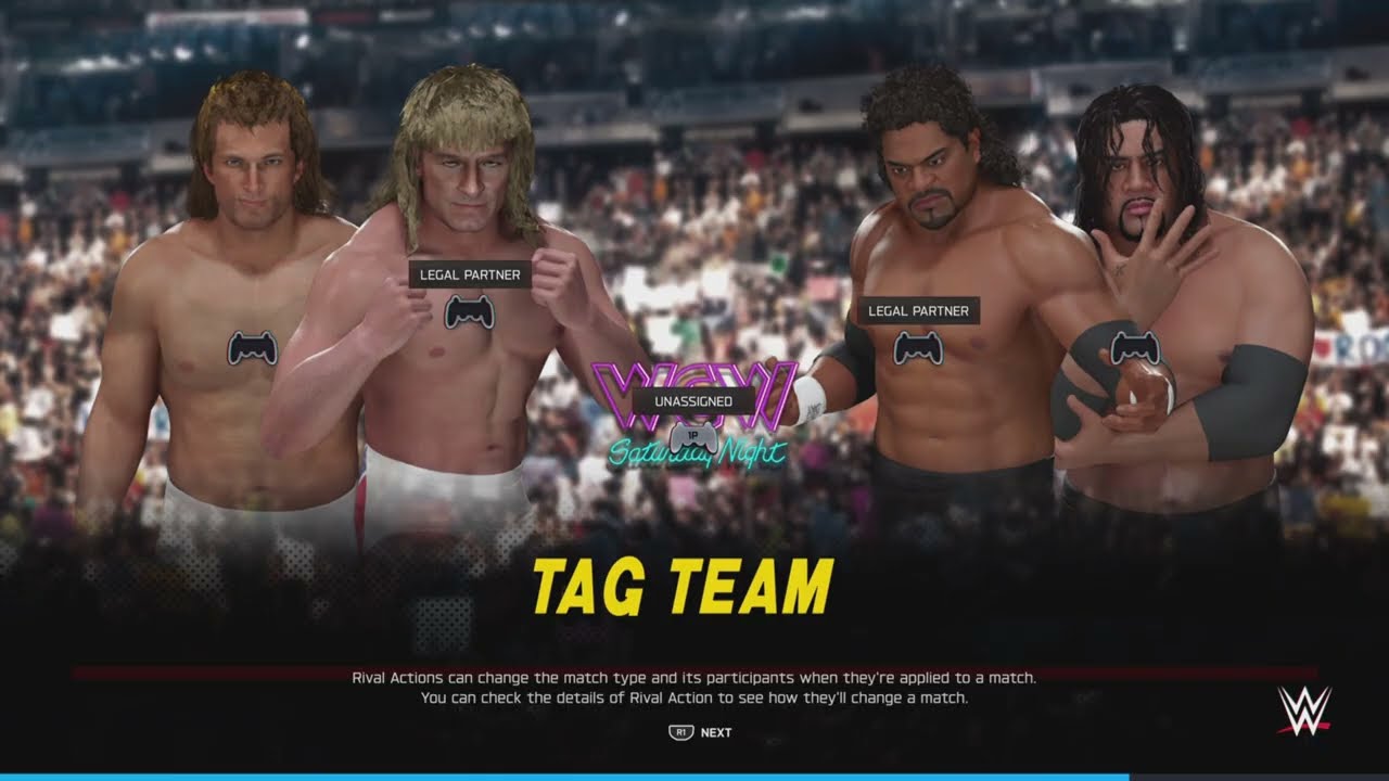 WCW Saturday Night The Southern Boys 🆚 The Samoan SWAT Team