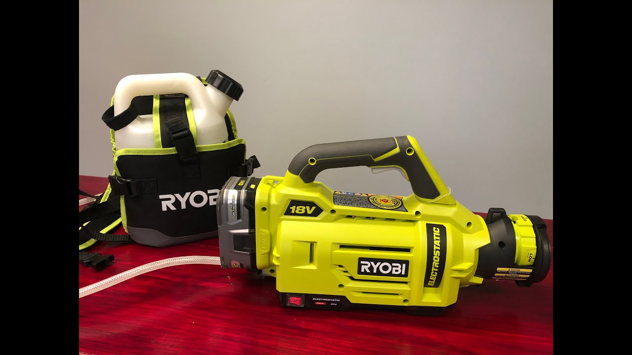 Ryobi 18V Electrostatic Backpack Sprayer Everything you need to know, Review part 1
