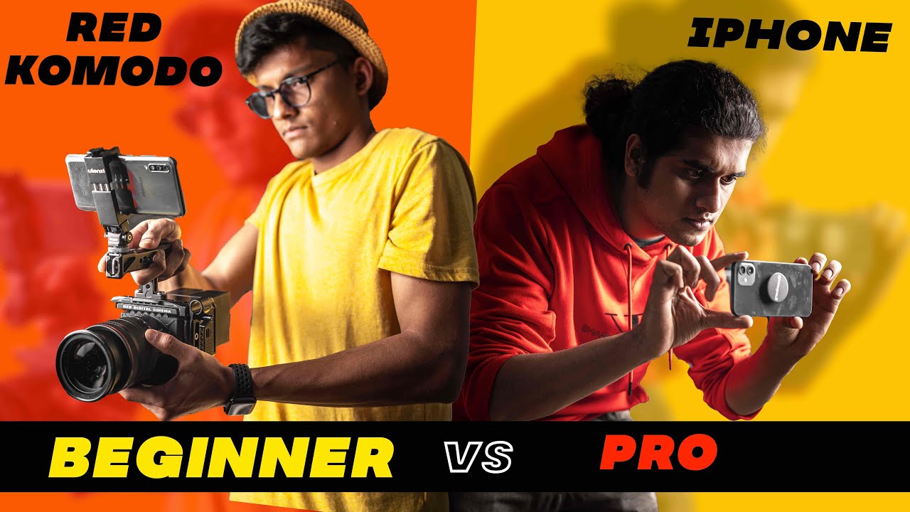 Beginner with 8 Lakh RED vs Pro with an iPhone 12 | GEAR vs EXPERIENCE |