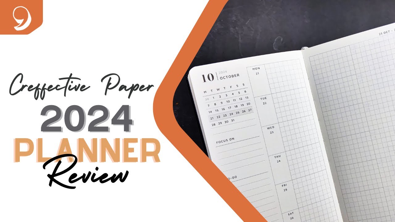 Planner Review --- Creffective Paper Physical 2024 Notebook {Giveaway Closed}