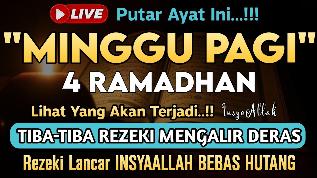 🔴LANGSUNG DIKABULKAN..‼️CUKUP PUTAR SEKALI DAN DENGARKAN, 100 RIBU MALAIKAT TURUN | REZEKI LANCAR