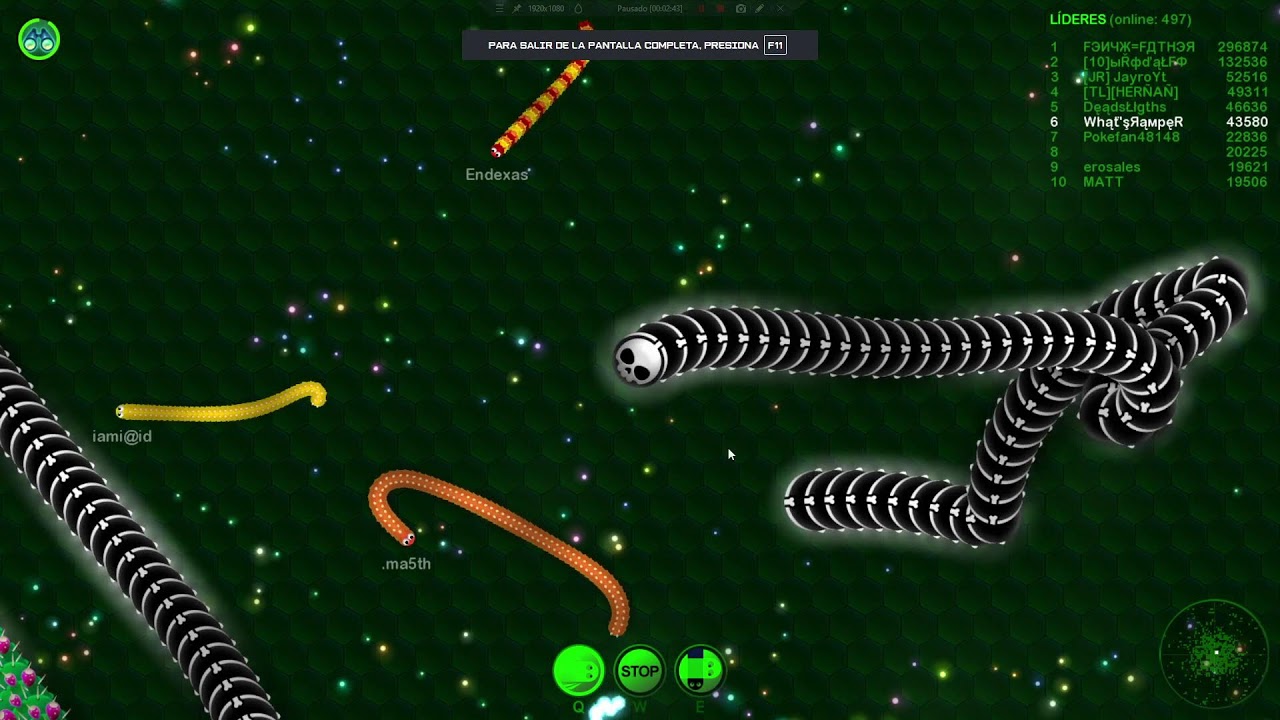 Wormax.io Stream Rampage #15