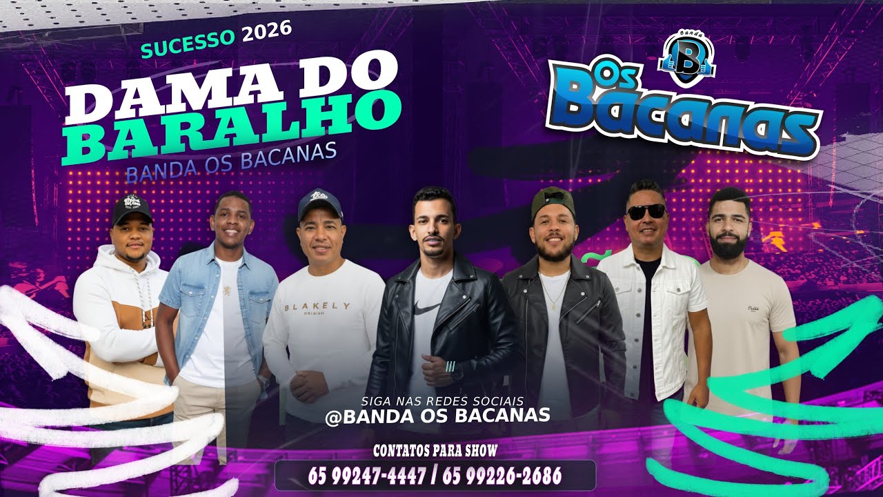  DAMA DO BARALHO – BANDA OS BACANAS | LAMBADÃO 2026 🎶