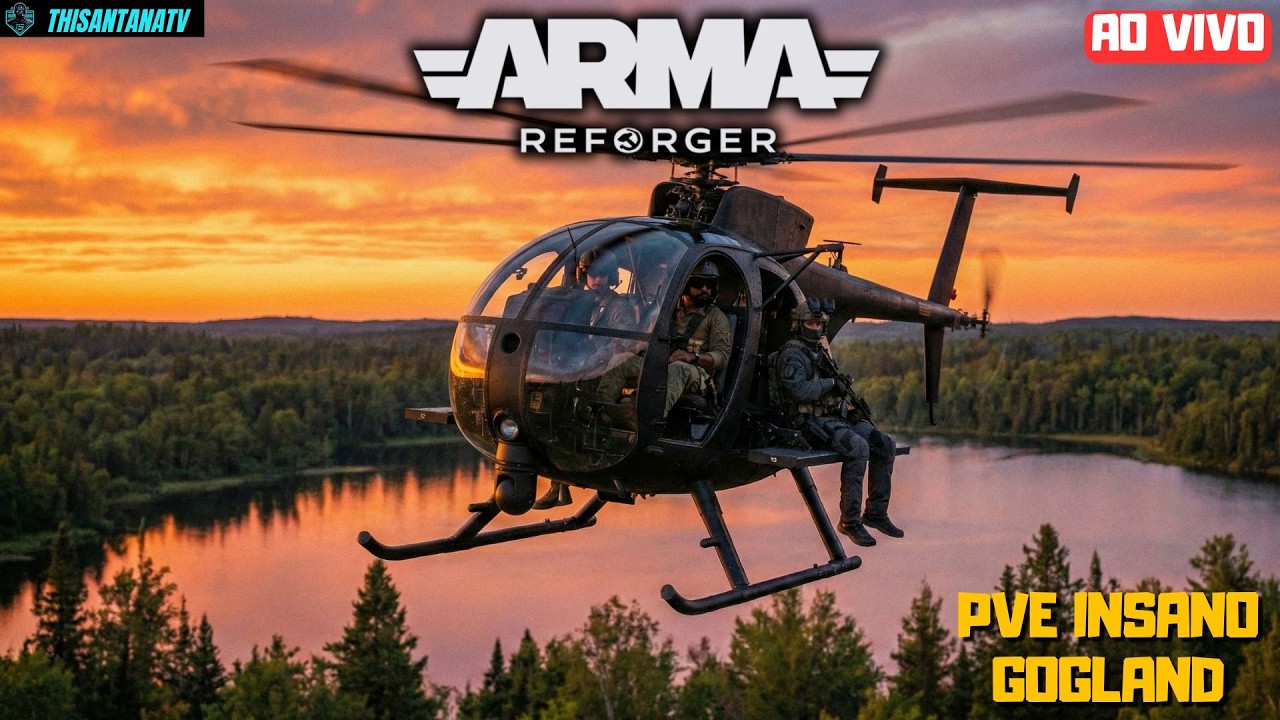 O MELHOR  SIMULADOR DE GUERRRA! ! ! | Arma Reforger | Mapa Gogland PvE |