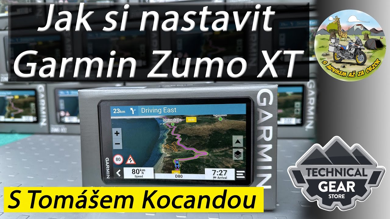 Nastavení Garmin Zumo XT  | CZ
