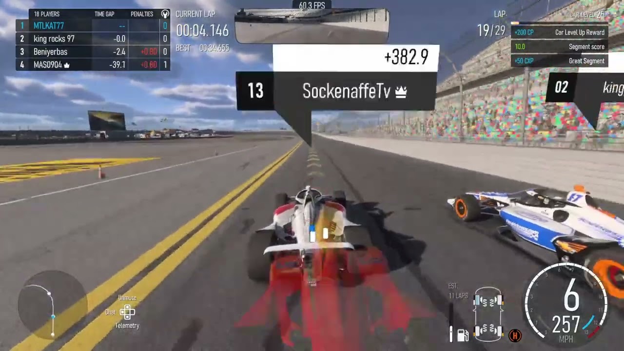 Forza Motorsport No stop @ Daytona Indy cars