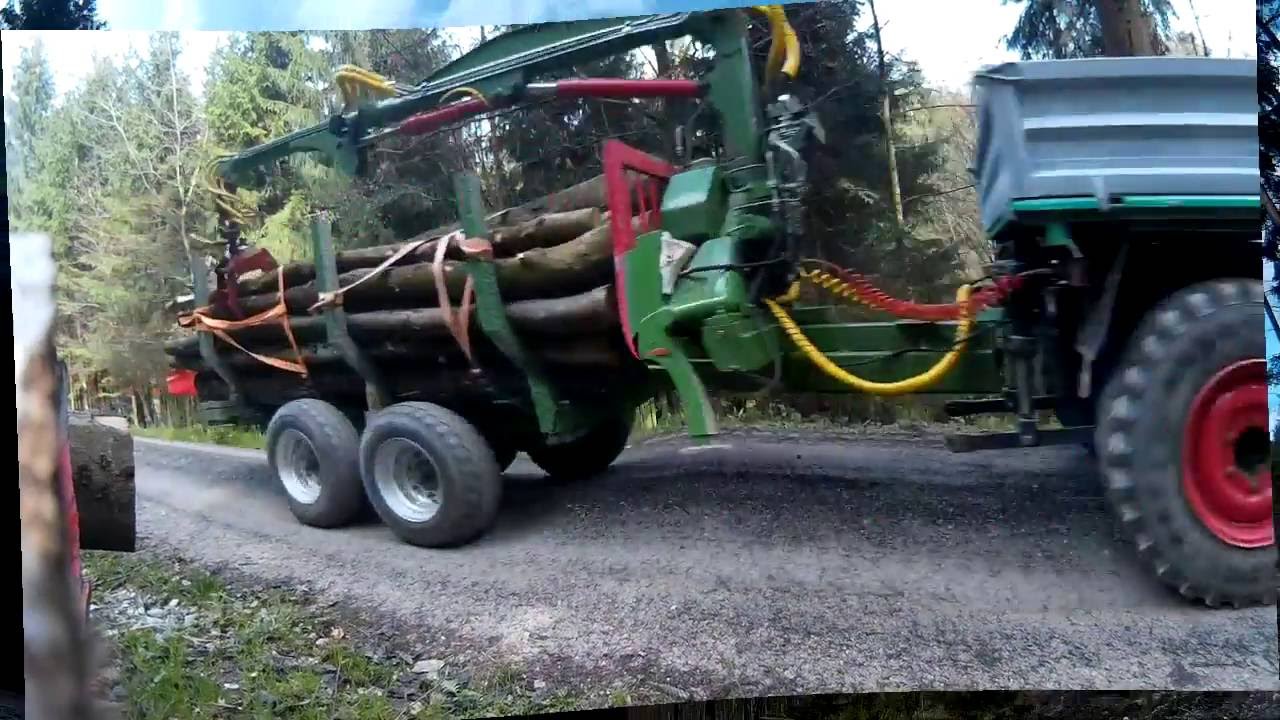 Rückewagen mit Unimog 406