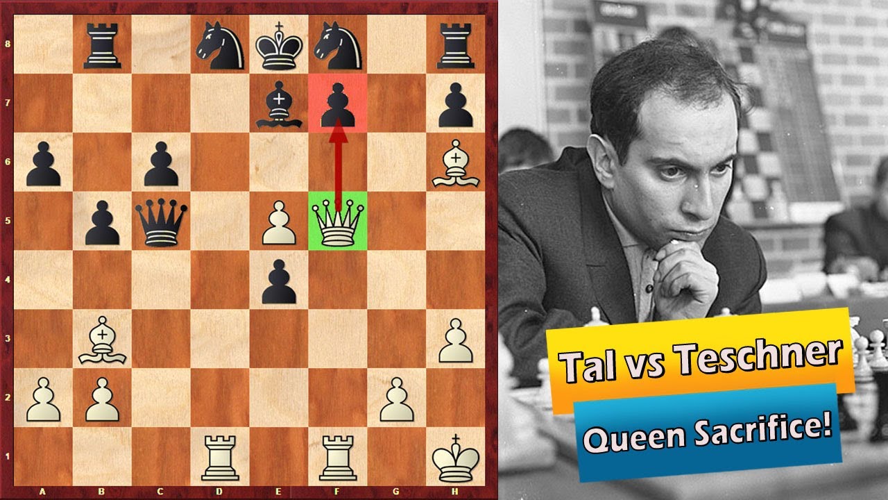 A Little Known Queen Sacrifice By Mikhail Tal