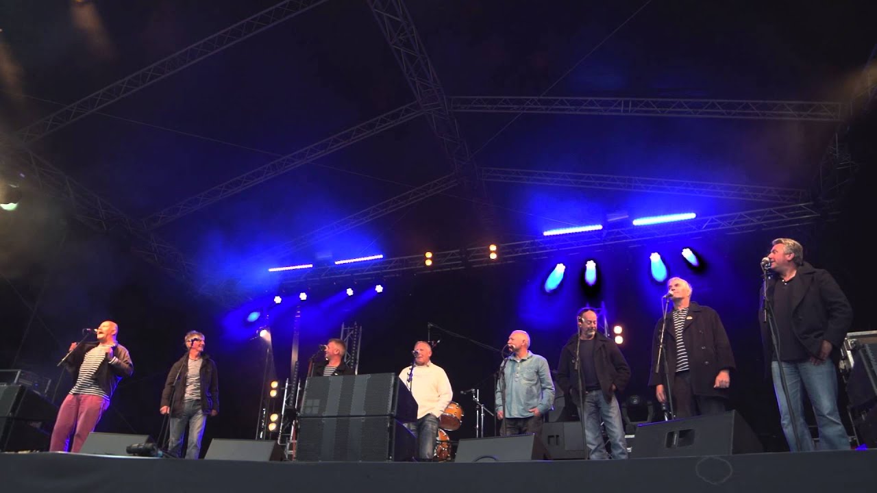 Fisherman's Friends at Falmouth Tall Ships Regatta 2014