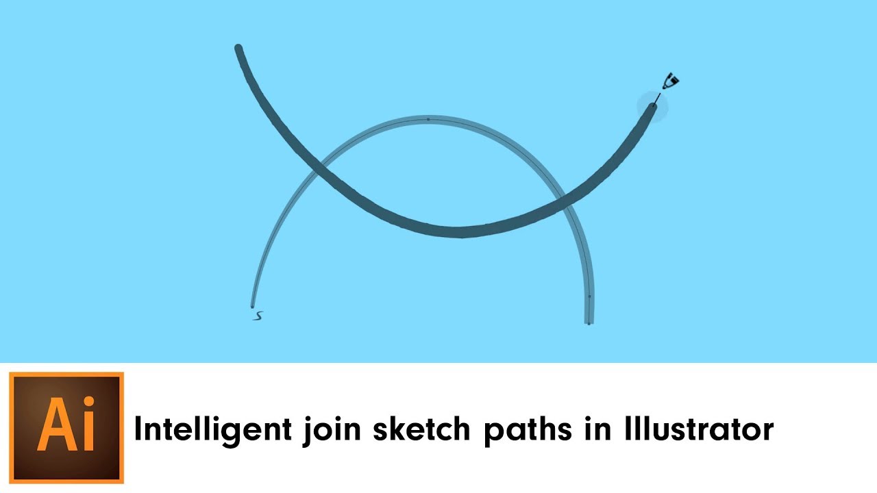 Intelligent join sketch paths in Illustrator | DynamicSketch