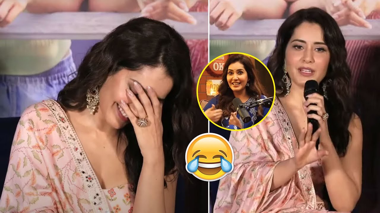Raashi Khanna Reacts On Her Viral Video 😂😂 | Telusu Kada Trailer Launch Event