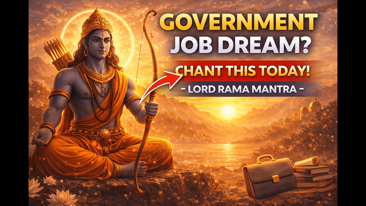 Government Job Dream? 🏛️ Powerful Rama Mantra for Exam & Selection Success