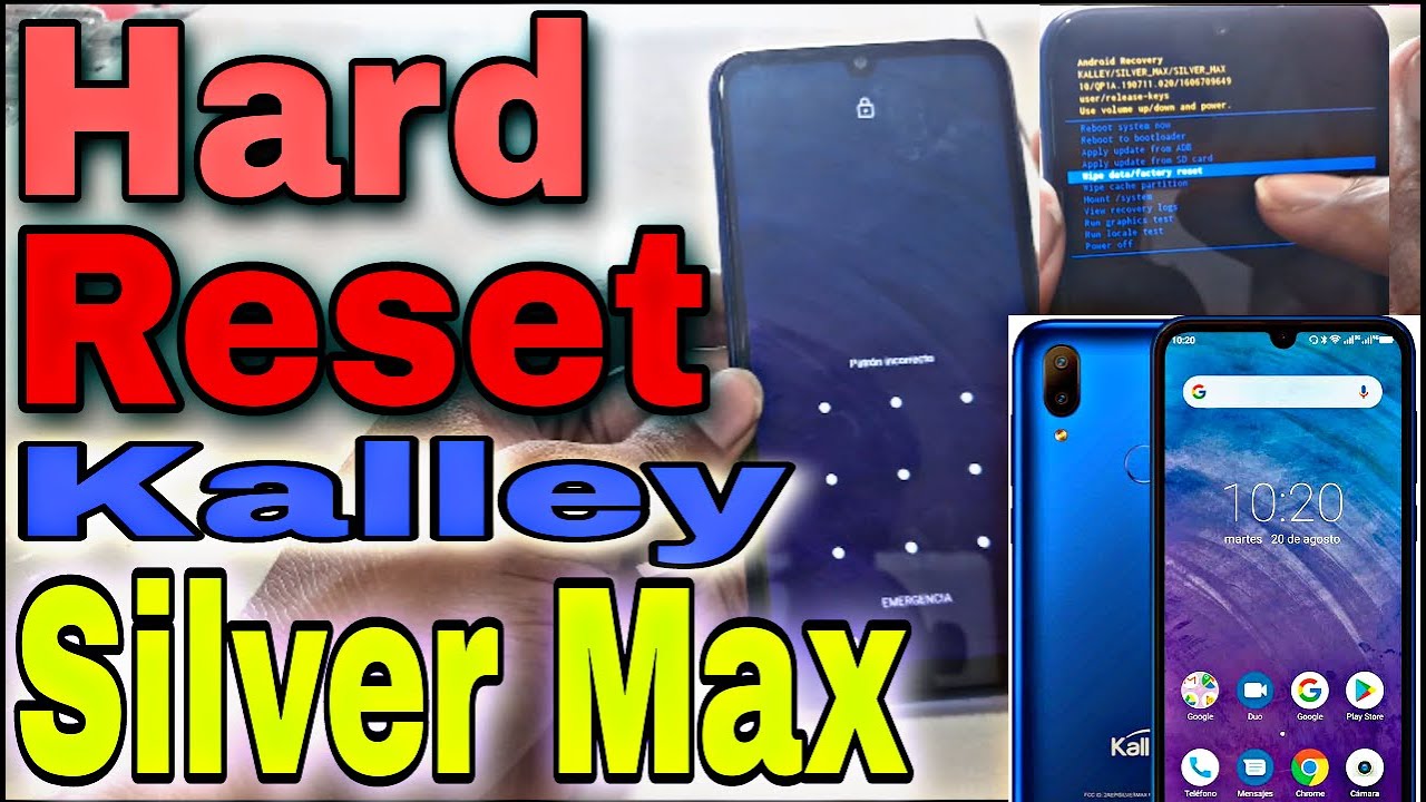 Hard Reset SILVER MAX, Formatear Kalley Silver Max