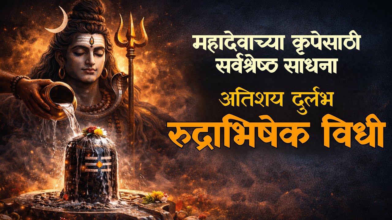 रुद्राभिषेक विधी । Rudrabhishek vidhi । महाशिवरात्री विशेष । Mahashivratri special 