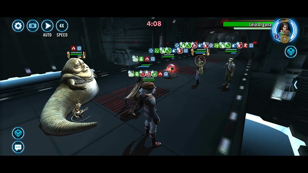 Jabba vs Leia 3v3 GAC Win