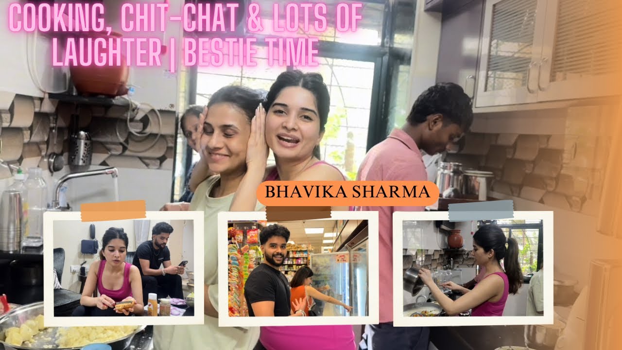 Cooking, Chit-Chat & Lots of Laughter | Bestie Time | Bhavika Sharma | #ghkkpm #funny #bts