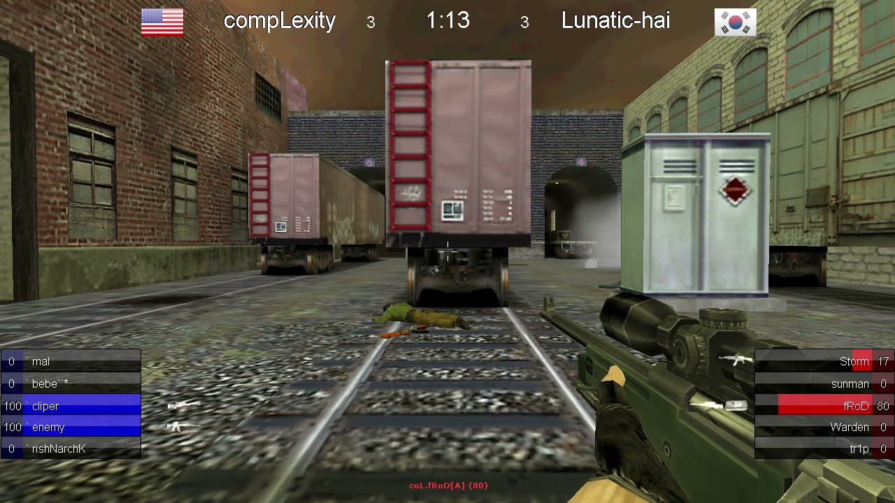 [ HLTV ] Lunatic hai vs compLexity (ESWC 2005) #1part