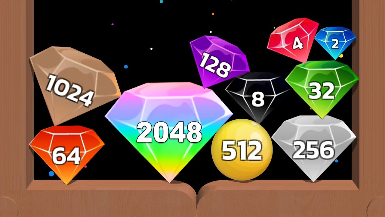 Merge 3D Balls 2048 (Ball & Diamond)