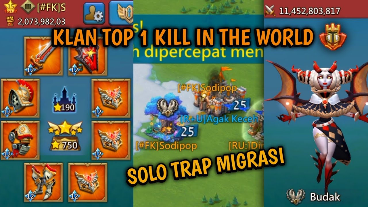 Solo Trap Migrasi Samperin Klan Terkuat No 1 Di Dunia!! Sangat Brutal [#FK] Titan Auto Ngamuk