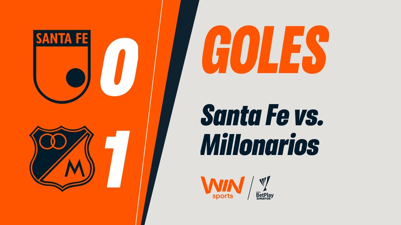 Santa Fe vs. Millonarios (goles) | Liga Betplay Dimayor 2025-2 | Fecha 17