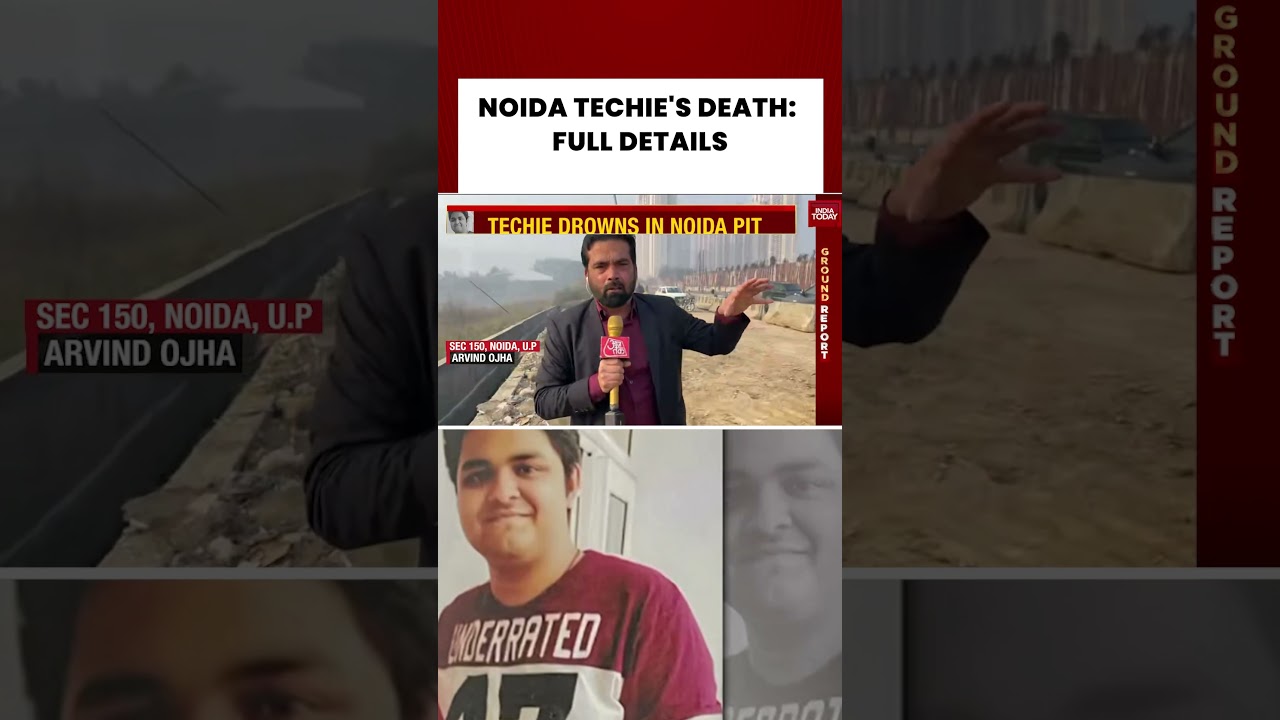 Full Details of Noida Techie's Death by Drowning | Noida News | #shorts #noidanews