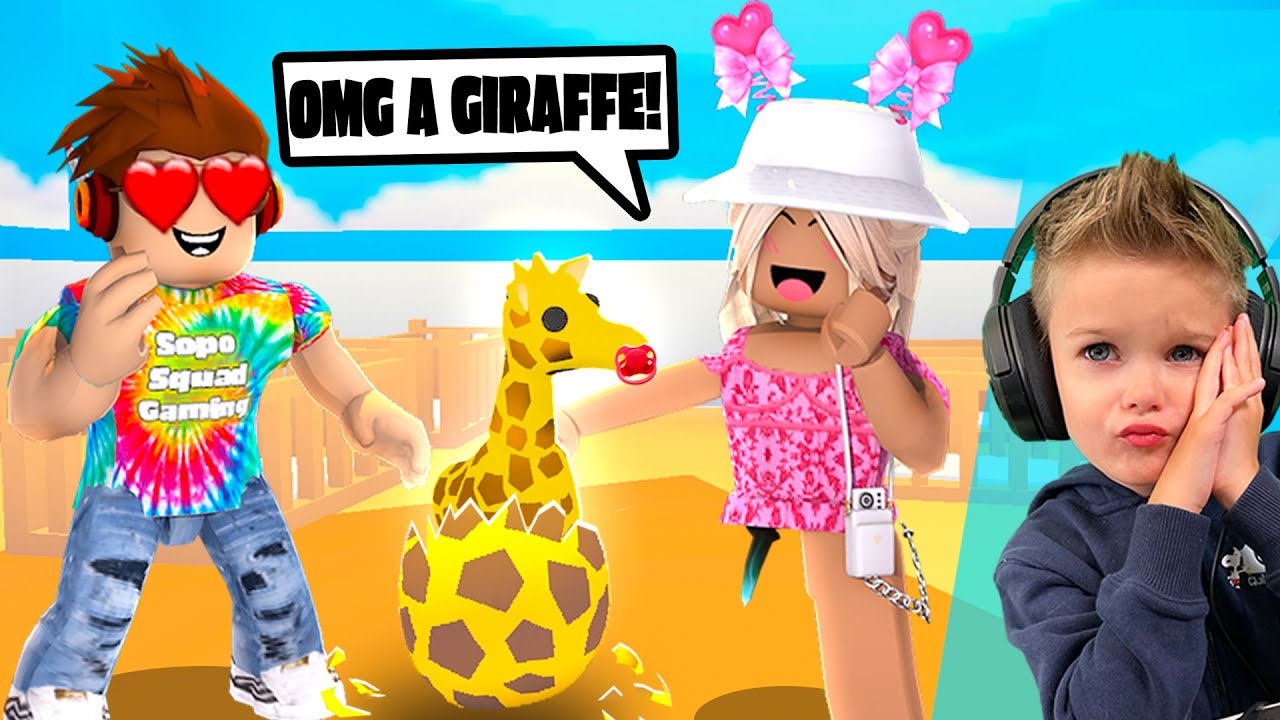 Мы вылупляем ЖИРАФА ИЗ ЯЙЦА САФАРИ!! 🦒 Roblox Adopt Me!
