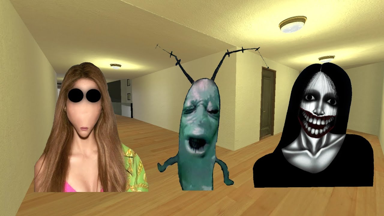 Kuchisake Onna, Plankton Aughh And Shakira Nightmare Nextbot Gmod
