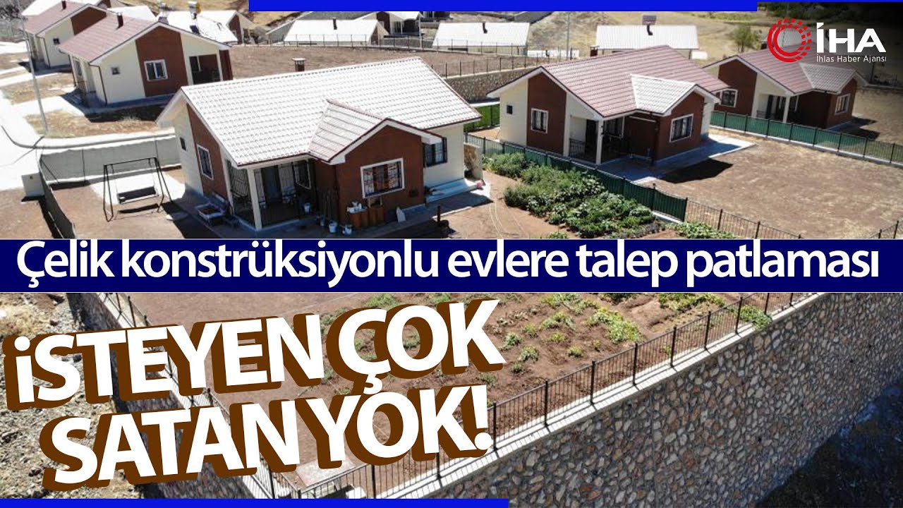 Çelik Konstrüksiyonlu Evler Büyük İlgi Görüyor