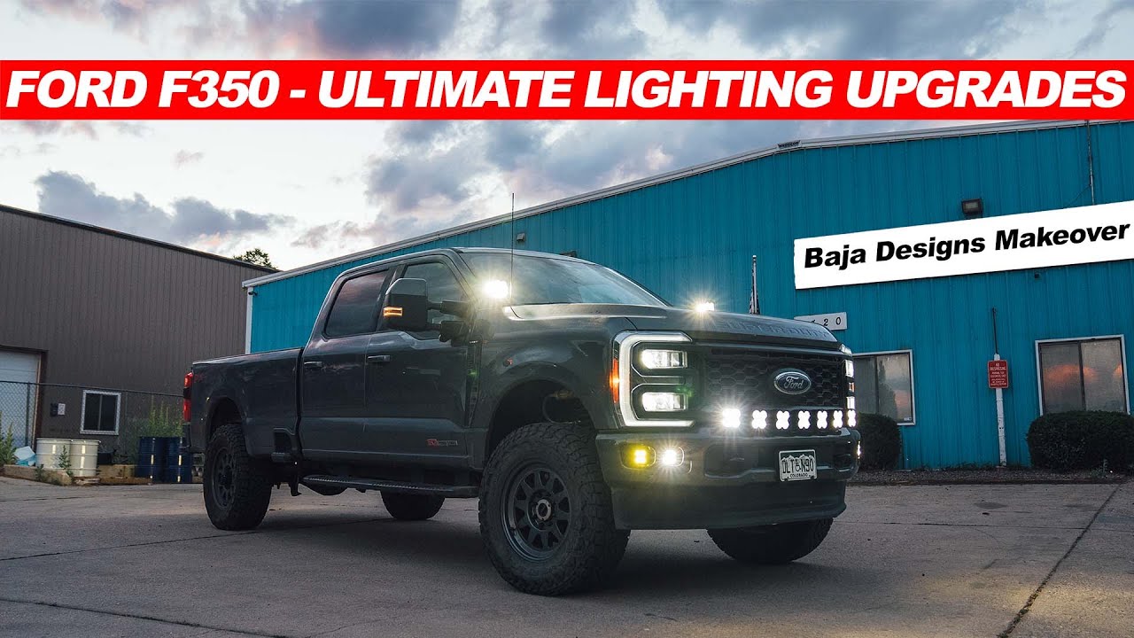 Get Lit Off-road: Top Lighting Upgrades For 2023 Ford Super Duty Pt. 4 | Driving Line BUILDS