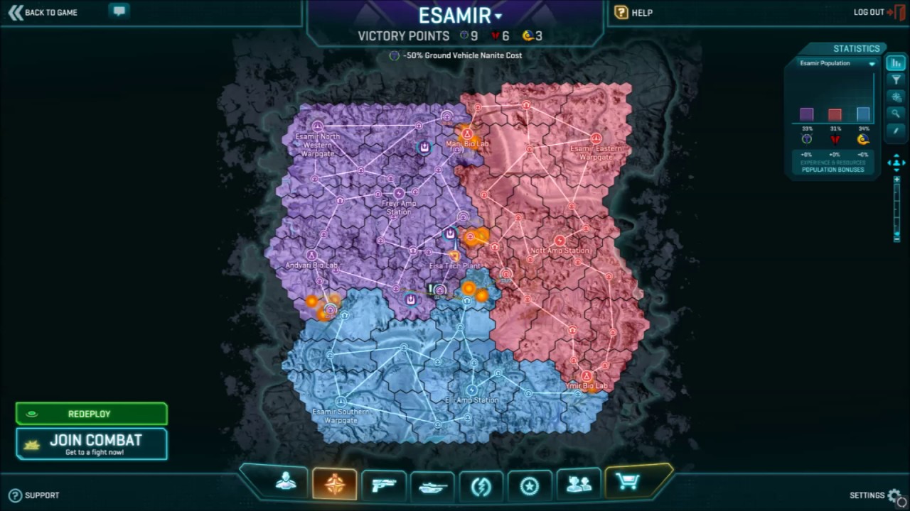 Esamir Map Base Control
