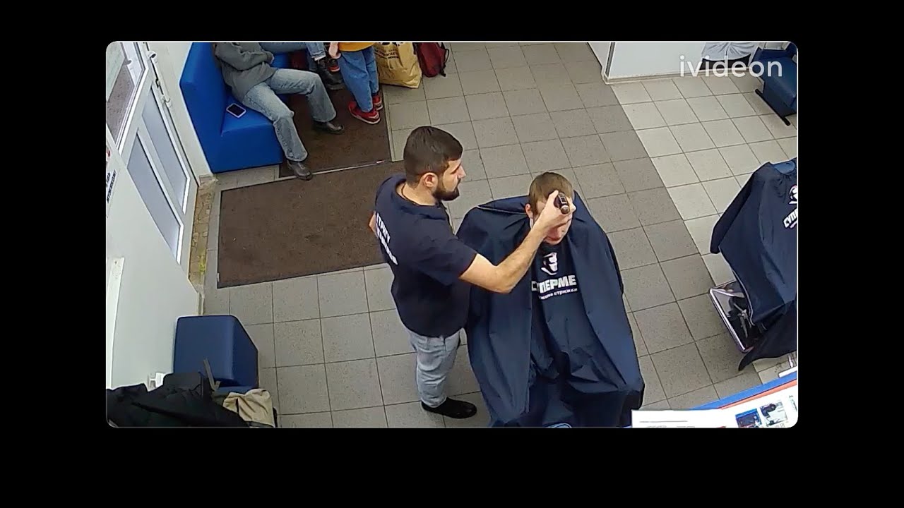 Buzz cut right down the middle Barbershop Cam