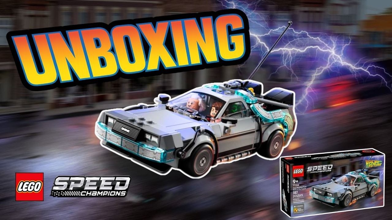 Распаковка НОВОЙ машины времени LEGO DeLorean (Speed ​​Champions!)