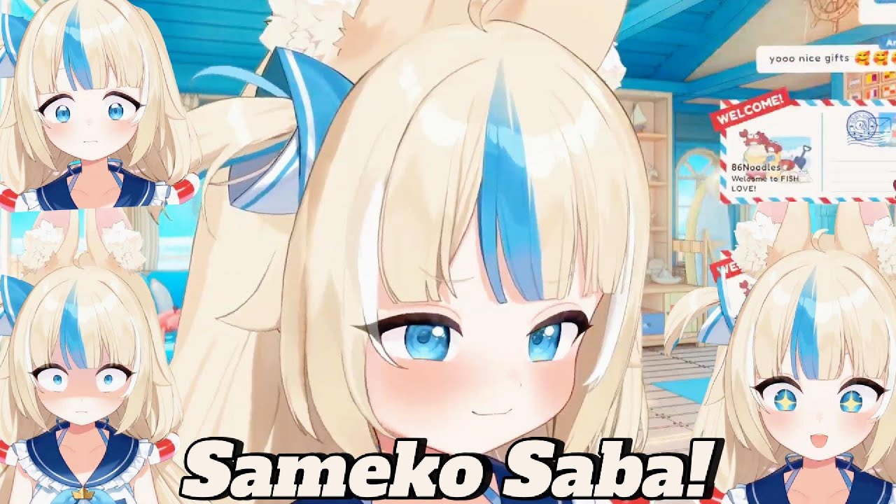 Sameko Saba’s Debut Highlights! 🐟 #vtuber