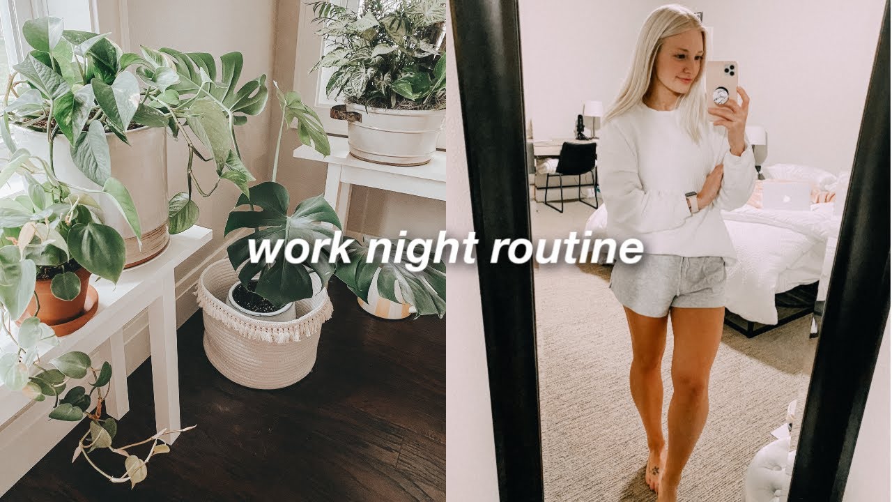 my typical work night routine (7:30-4 as a rad tech)