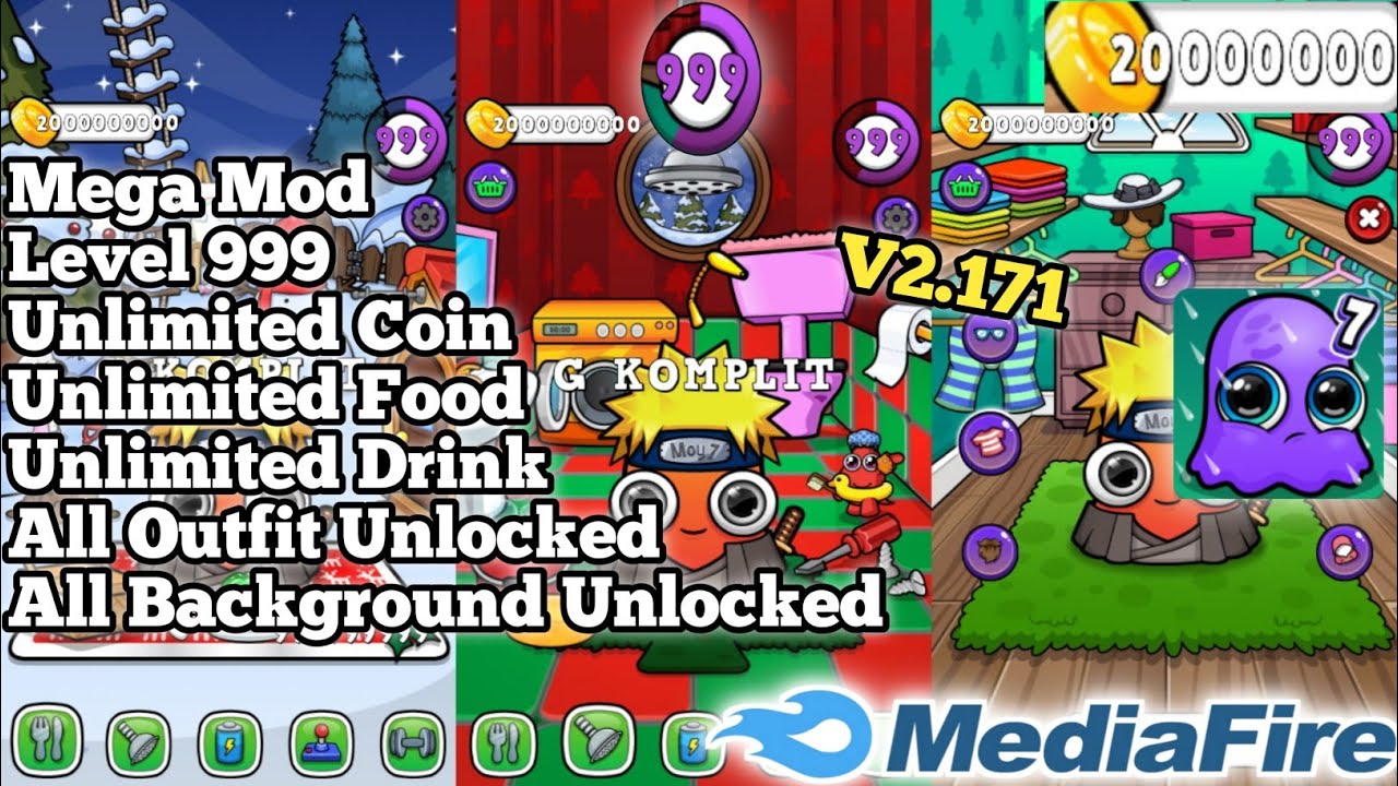 Moy 7 The Virtual Pet Game Mod Apk Terbaru Unlimited Coin - Max Level