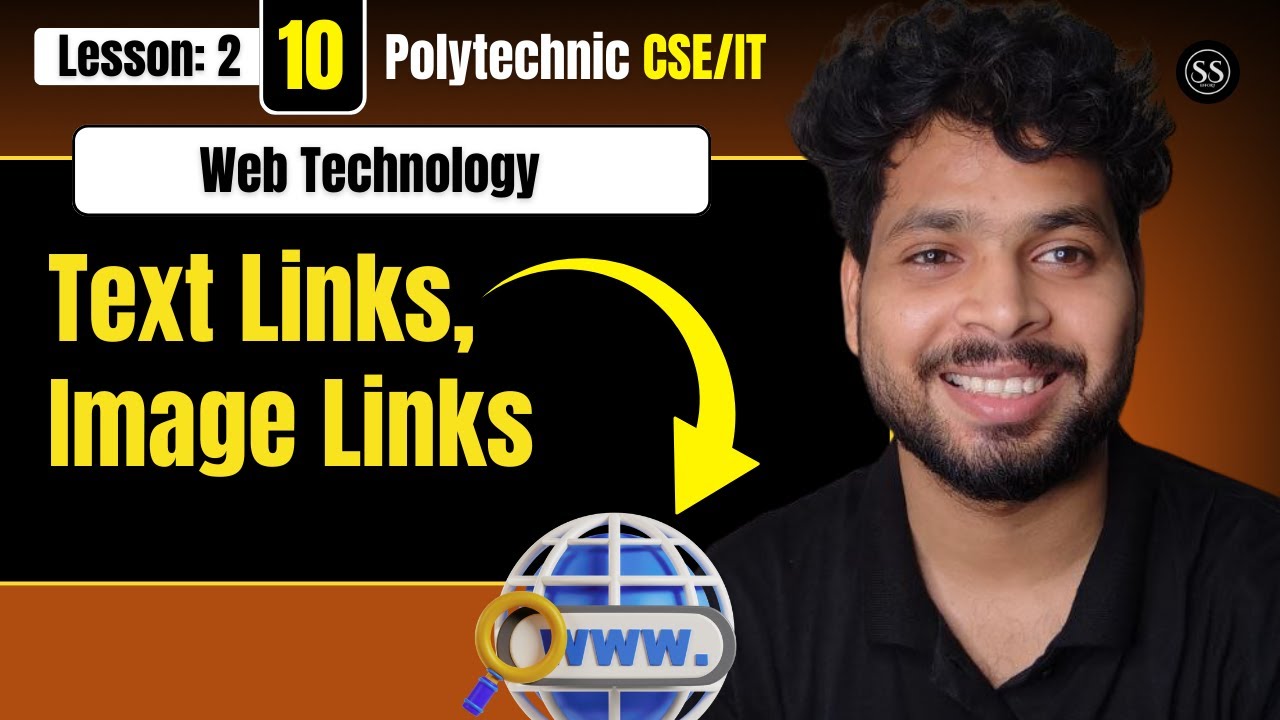 Web technology Polytechnic 3rd semester | Text Links and Image Links | CSE/IT branch