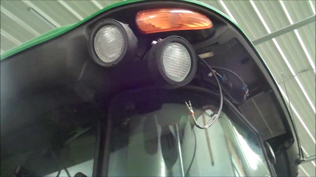 Extra Field Work Light Cab Kit for John Deere 5000 Series Tractors Update