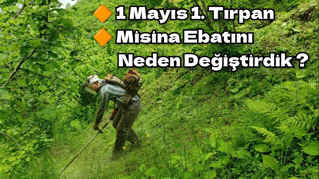Fındık Altı MOTORLU TIRPAN Sezonunu açtık ! 3 mm Misina deneyimi( reklam veya işbirliği degildir)