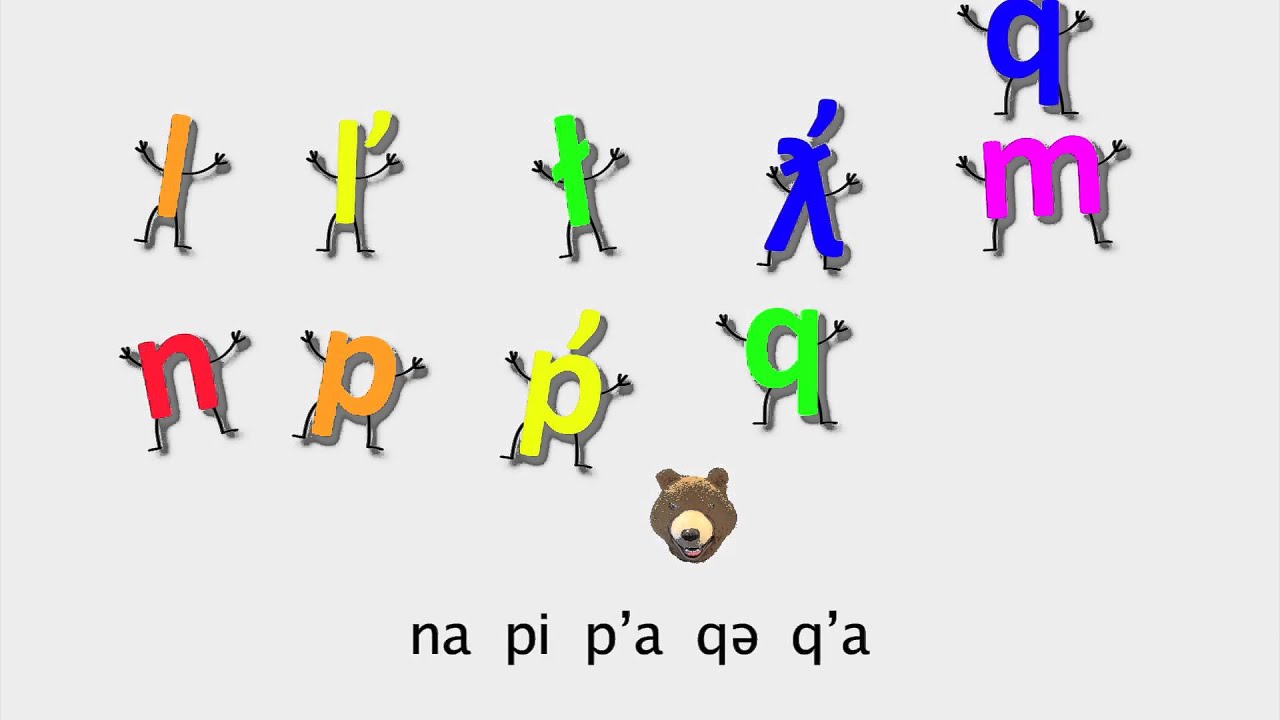 The Lushootseed Alphabet