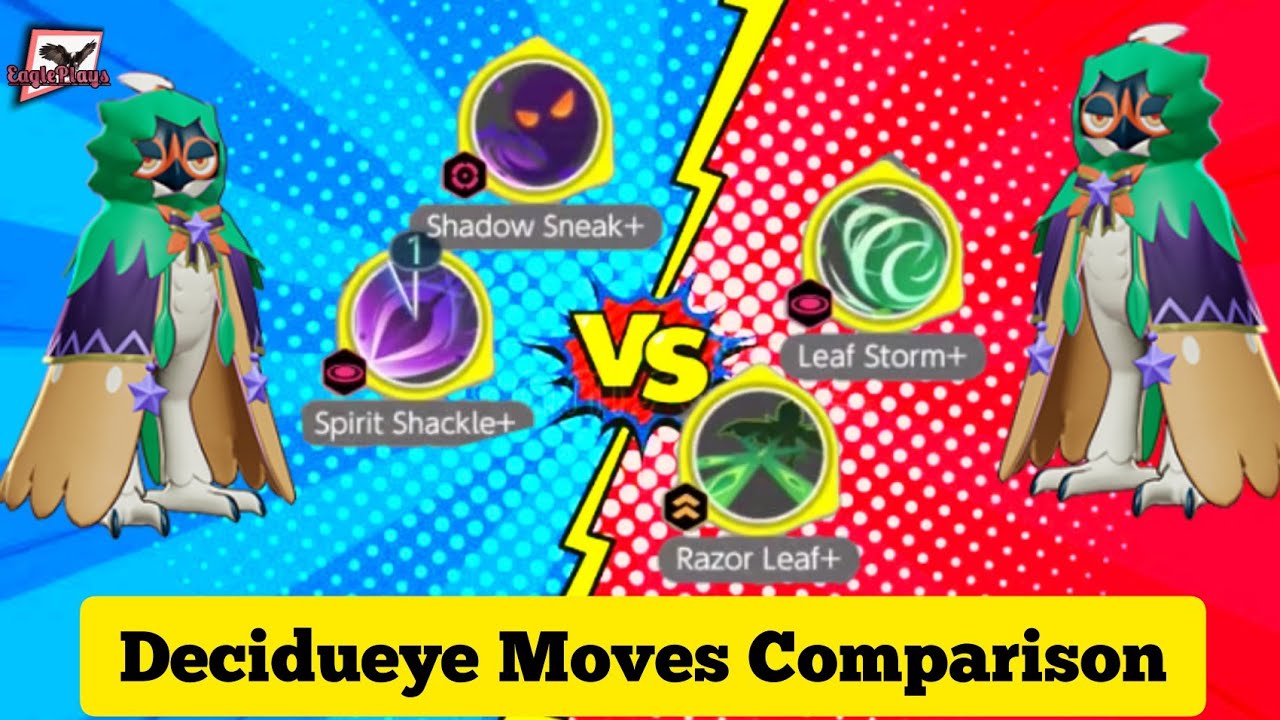 Spirit Shackle + Shadow Sneak V/s Razor Leaf + Leaf Storm 🌿💚
