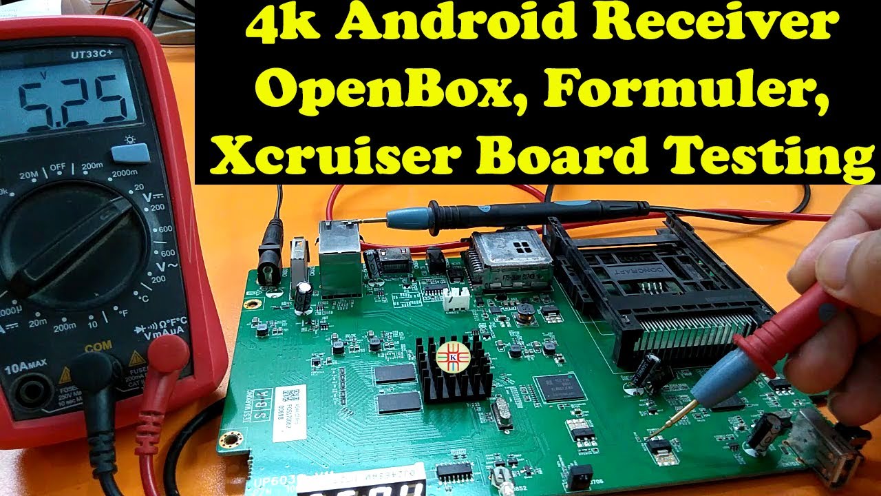 4K Android Receivers Openbox, Formuler, Xcruiser Voltage Measurements and Repairing Method in Urdu