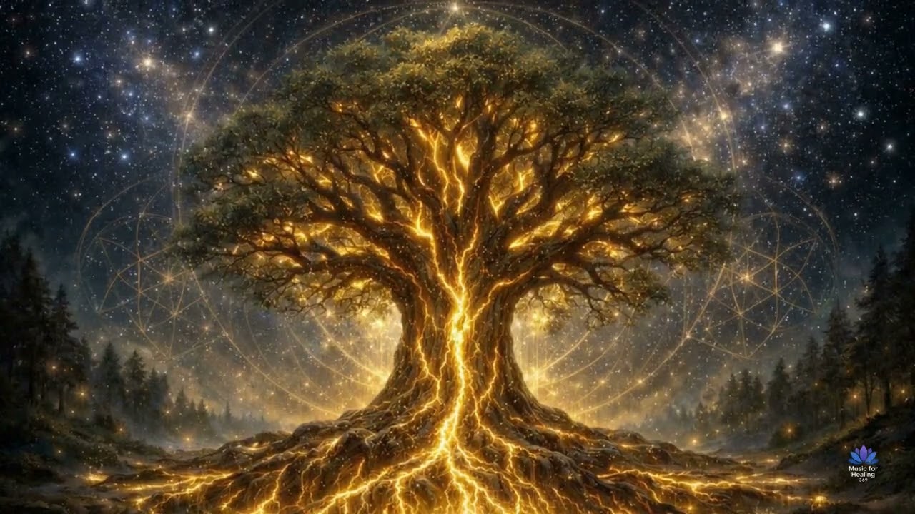 Tree of Life 852 Hz 8H | Spiritual Awakening & Soul Frequencies | Universal Energy Meditation
