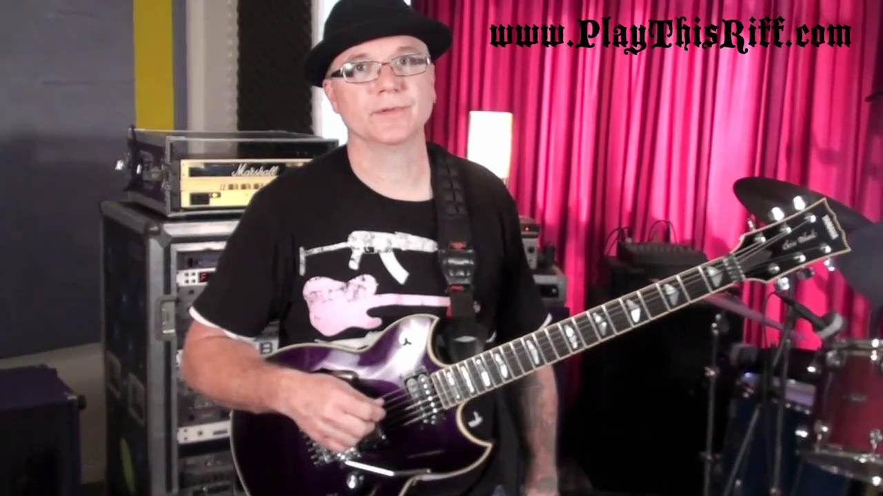 CHRIS POLAND (ex-MEGADETH) Guitar Lesson for PlayThisRiff.com