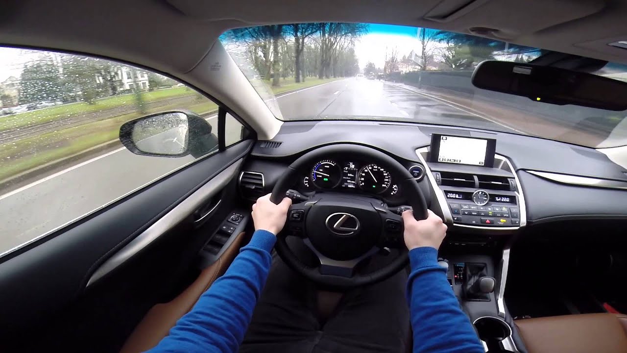 Lexus NX 300h POV test drive GoPro