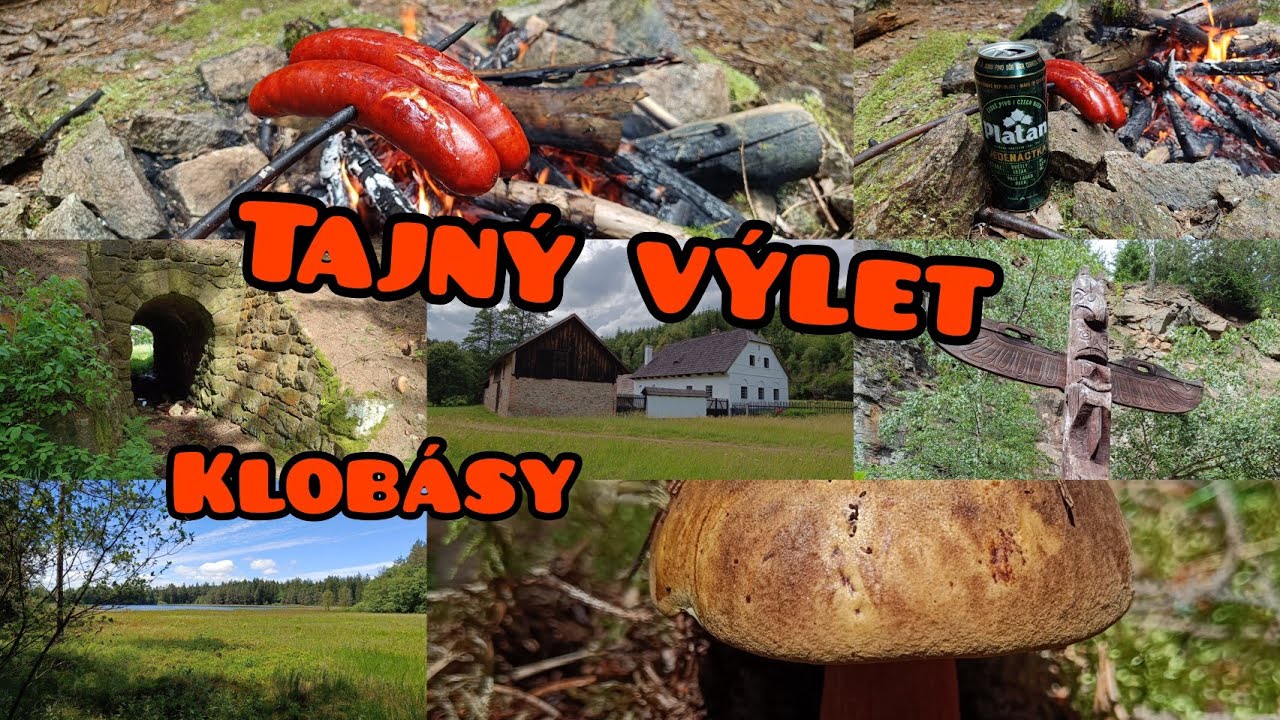 Tajný výlet, kam to asi bude? Vypravil jsem se k pramenu jedné trampské řeky! Nechybí  klobásy 🔥💪
